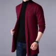 Nouveau chandail pour hommes en bas de couleur unie à manches longues